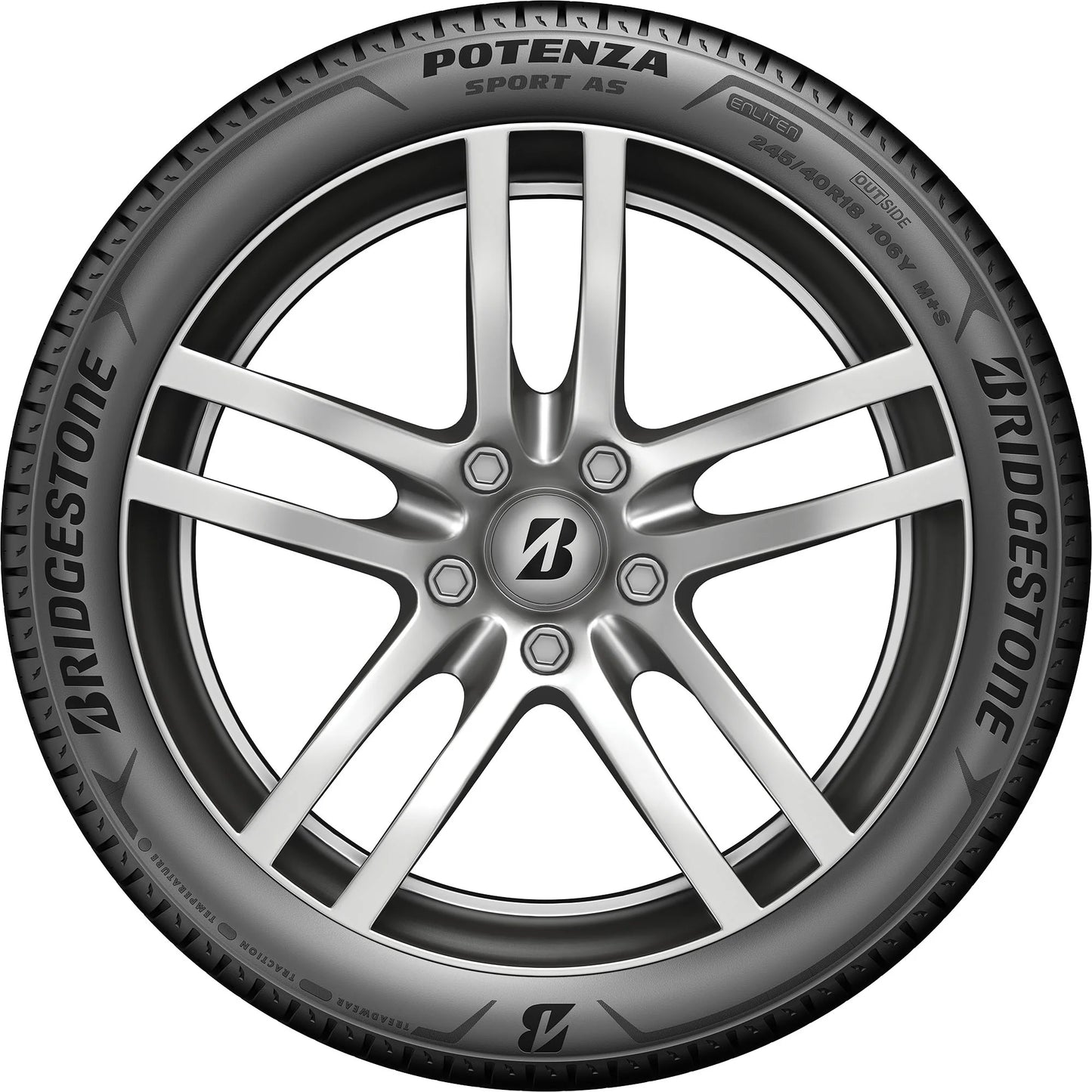 Bridgestone Potenza Sport A/S UHP All Season 245/40R18 97Y XL Passenger Tire