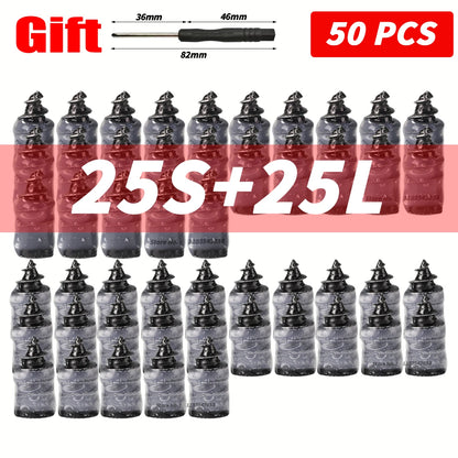 10-100PCS Universal Vacuum Car Tyre Repair Rubber Nail for Car Motorcycle Scooter Tubeless Tire Repair Kit Glue Free Tire Nails