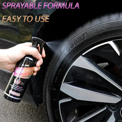 Car Tire Shine Coating  Tyre Gloss Plastic Rubber Wheel Restorer Agent Spray Polishing Brightener Auto Car Detailing