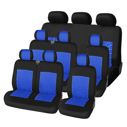 9 Seater Bus Seat Covers High Quality Dirt Resistant Car Seat Protectors Multiple Colours