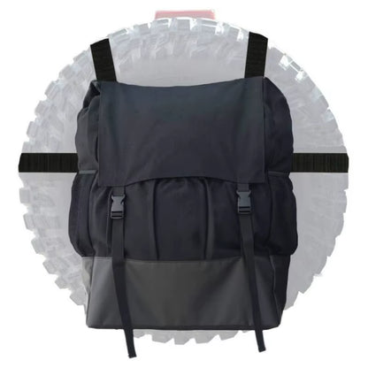 Car Spare Tire Garbage Bag Tool Storage Bag Spare Tire Hanging Bag Desert Off-Road Spare Tire Storage Bag for Trucks and Suvs