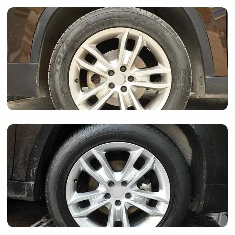 Car Tire Shine Coating  Tyre Gloss Plastic Rubber Wheel Restorer Agent Spray Polishing Brightener Auto Car Detailing