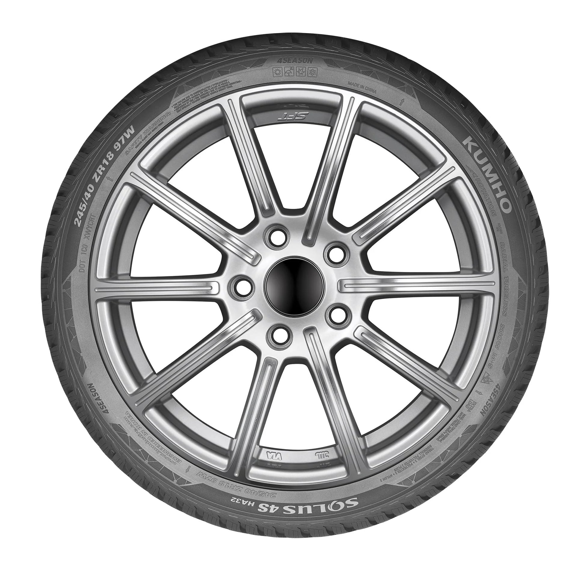 Kumho Solus HA32 All Weather 205/55R16 91H Passenger Tire