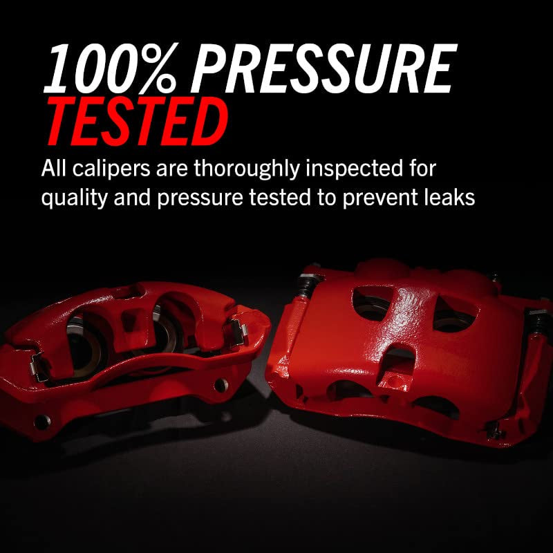 Rear Red Powder Coated Brake Caliper Pair for Ford F-250 Super Duty 2005-07 | Ford F-350 Super Duty 2005-07 - High-Temp Brake Caliper Upgrade, S4920