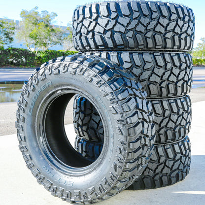 Set of 4 Cooper Discoverer STT Pro 35X12.50R20 121Q E 10 Ply M/T Mud Light Truck Tires
