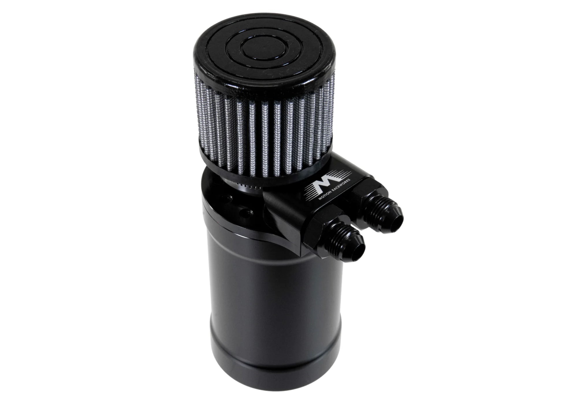 Top Loader Billet Internally Baffled Oil Catch Can (Dual 10AN Port)
