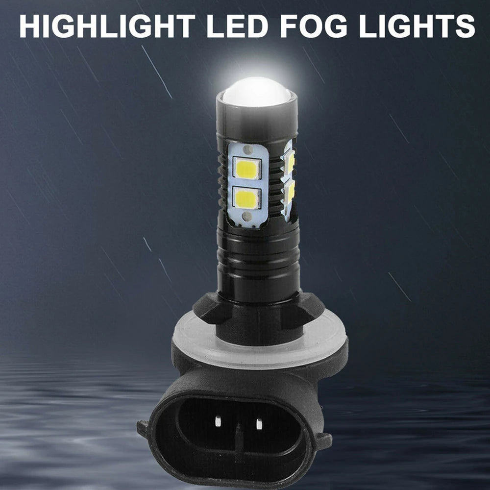 1PCS/2PCS HEADLIGHT LED BULBS 3600LM 6000K WHITE HIGH POWER Fog Light Lamp LED Headlights for ATV POLARIS SPORTSMAN Accessories