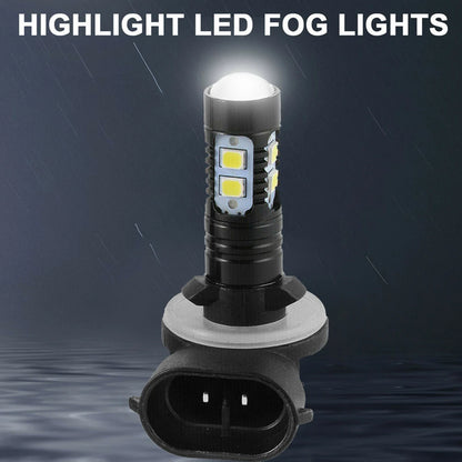 1PCS/2PCS HEADLIGHT LED BULBS 3600LM 6000K WHITE HIGH POWER Fog Light Lamp LED Headlights for ATV POLARIS SPORTSMAN Accessories