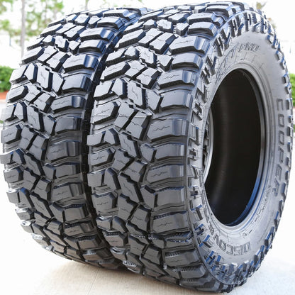 Set of 4 Cooper Discoverer STT Pro 35X12.50R20 121Q E 10 Ply M/T Mud Light Truck Tires