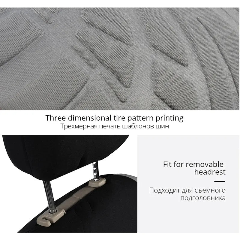 9 Seater Bus Seat Covers High Quality Dirt Resistant Car Seat Protectors Multiple Colours