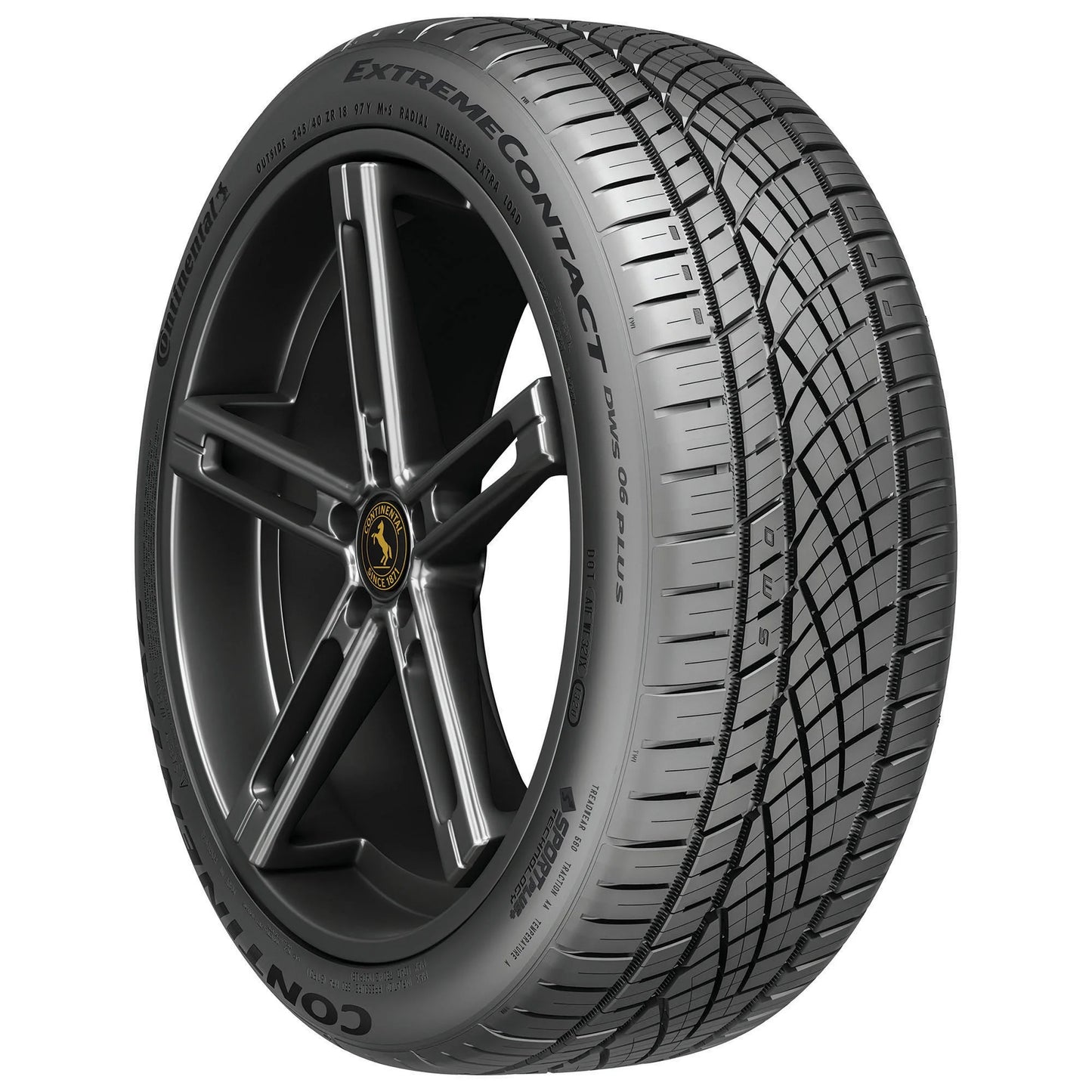 Continental Extremecontact DWS06 plus UHP All Season 225/45ZR19 92W Passenger Tire
