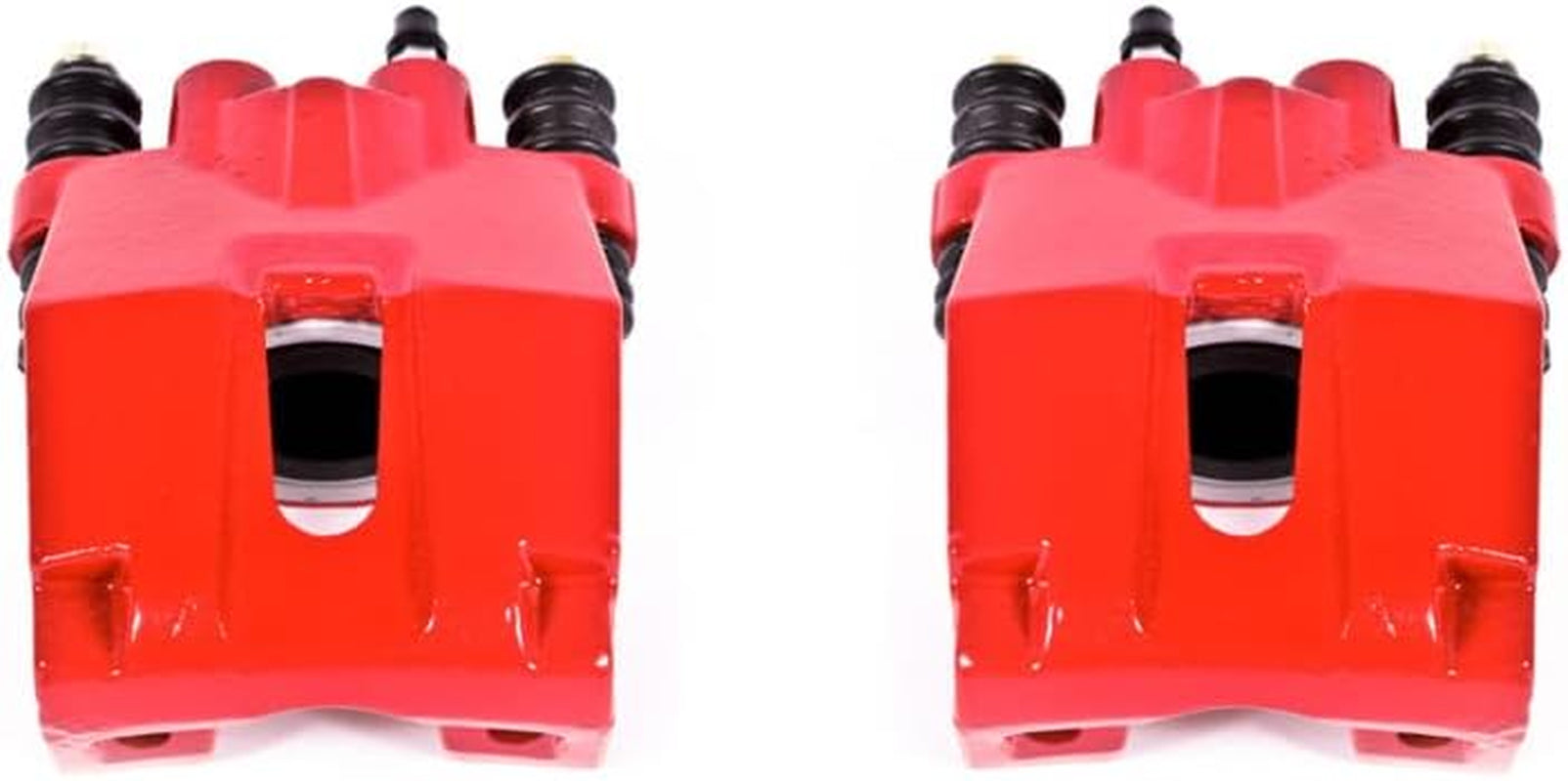 Rear Red Powder Coated Brake Caliper Pair for Ford F-150 2004-11 | Lincoln Mark LT 2006-08 - High-Temp Brake Caliper Upgrade, S4858