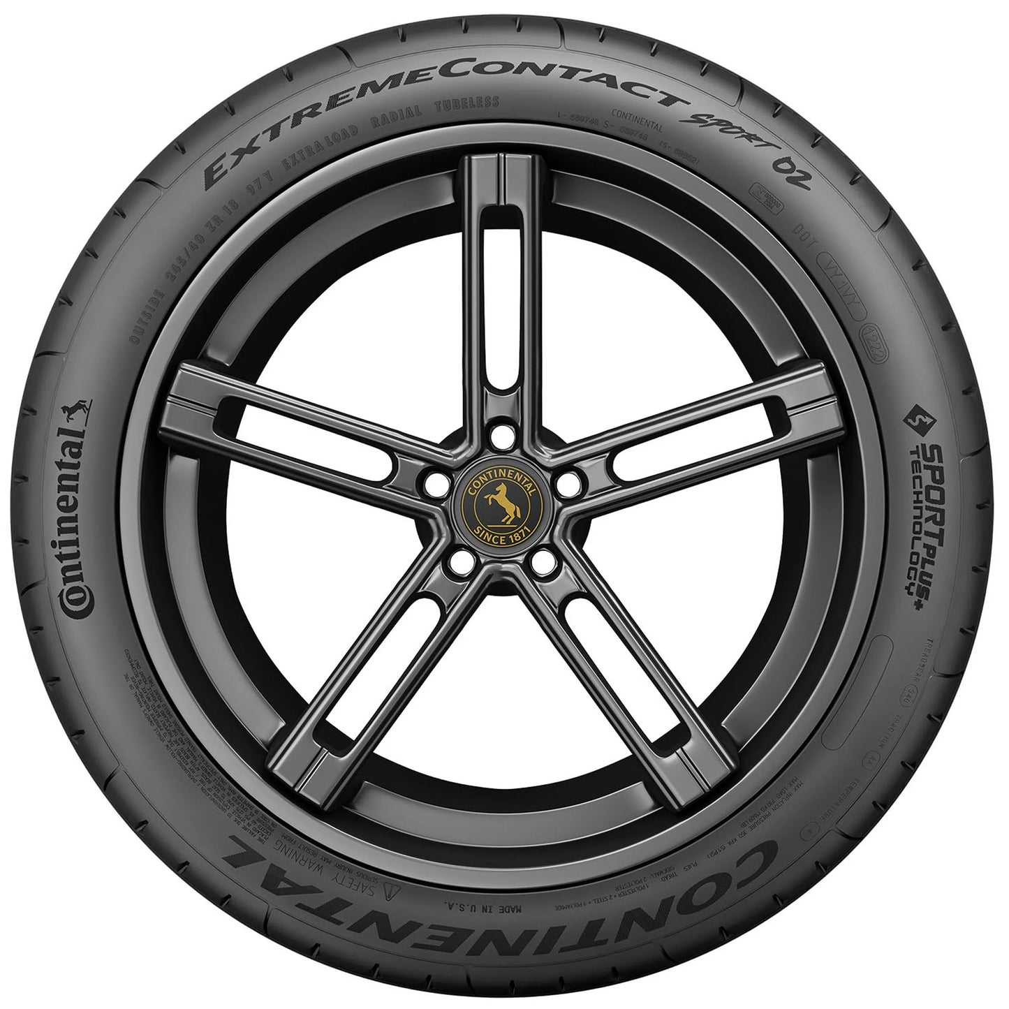 Continental Extremecontact Sport 02 Summer 295/35ZR18 99Y Passenger Tire
