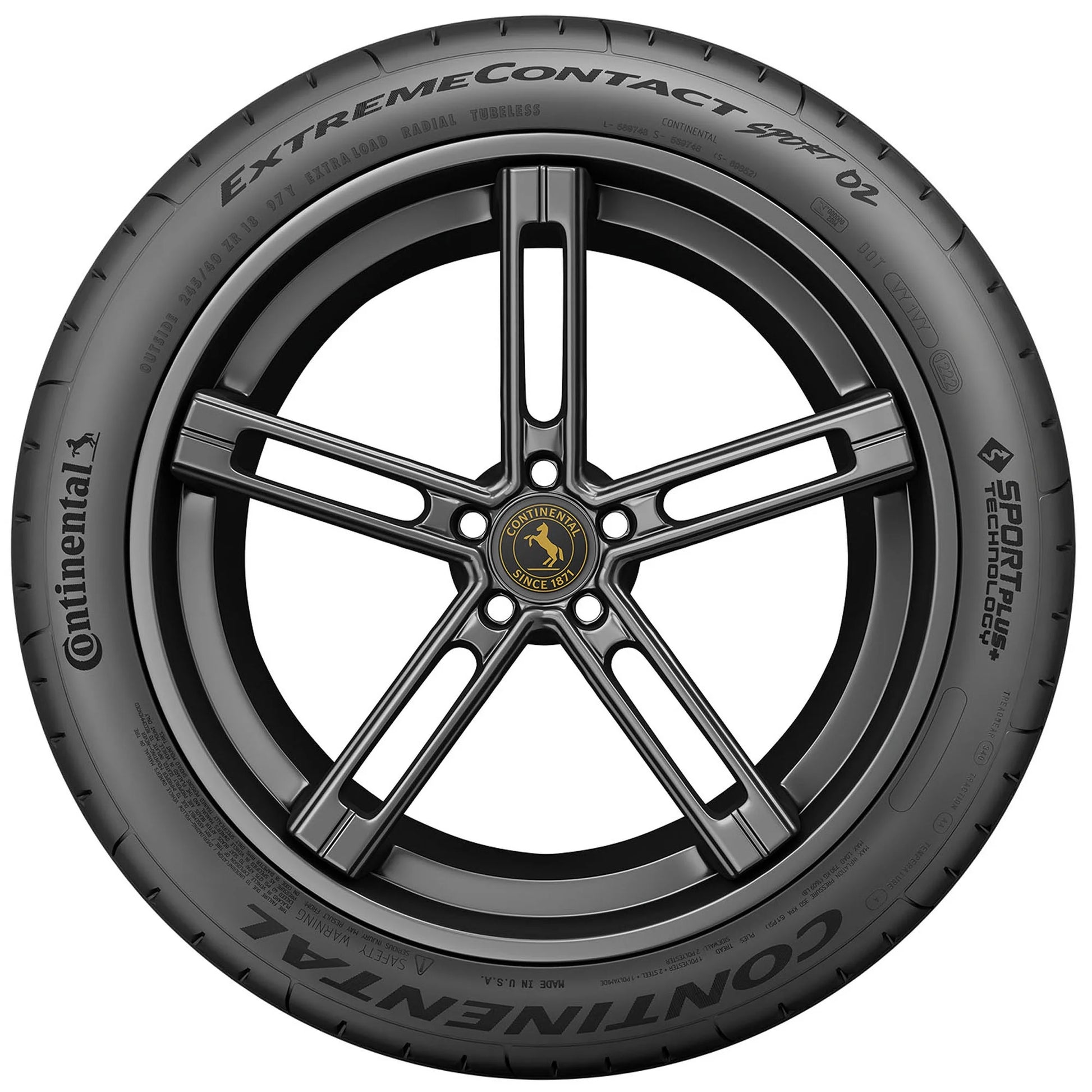 Continental Extremecontact Sport 02 Summer 295/35ZR18 99Y Passenger Tire