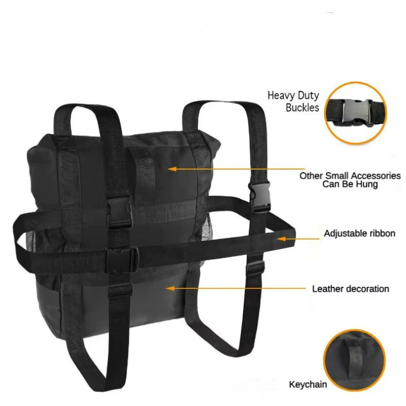 Car Spare Tire Garbage Bag Tool Storage Bag Spare Tire Hanging Bag Desert Off-Road Spare Tire Storage Bag for Trucks and Suvs
