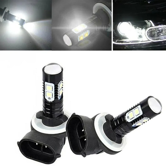 1PCS/2PCS HEADLIGHT LED BULBS 3600LM 6000K WHITE HIGH POWER Fog Light Lamp LED Headlights for ATV POLARIS SPORTSMAN Accessories