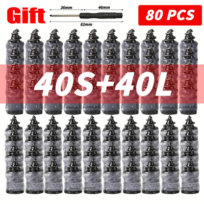 10-100PCS Universal Vacuum Car Tyre Repair Rubber Nail for Car Motorcycle Scooter Tubeless Tire Repair Kit Glue Free Tire Nails