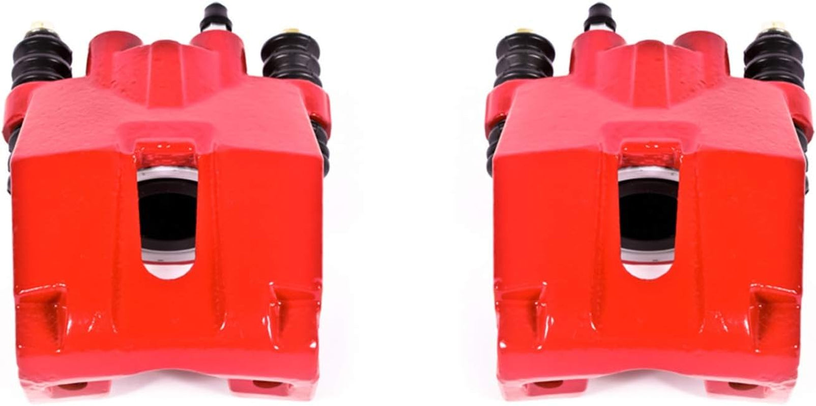 Rear Red Powder Coated Brake Caliper Pair for Ford F-150 2004-11 | Lincoln Mark LT 2006-08 - High-Temp Brake Caliper Upgrade, S4858