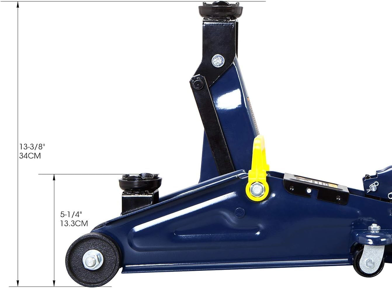 AT82001UR Torin Hydraulic Trolley Service/Floor Jack Combo with 2 Jack Stands, 2 Ton (4,000 Lb), Blue