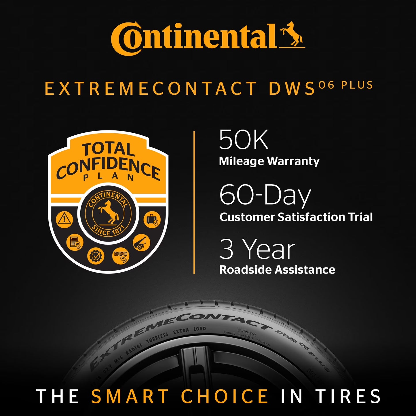 Continental Extremecontact DWS06 plus UHP All Season 225/45ZR19 92W Passenger Tire