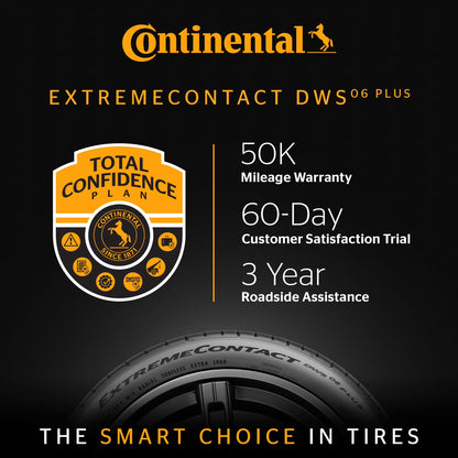 Continental Extremecontact DWS06 plus UHP All Season 225/45ZR19 92W Passenger Tire