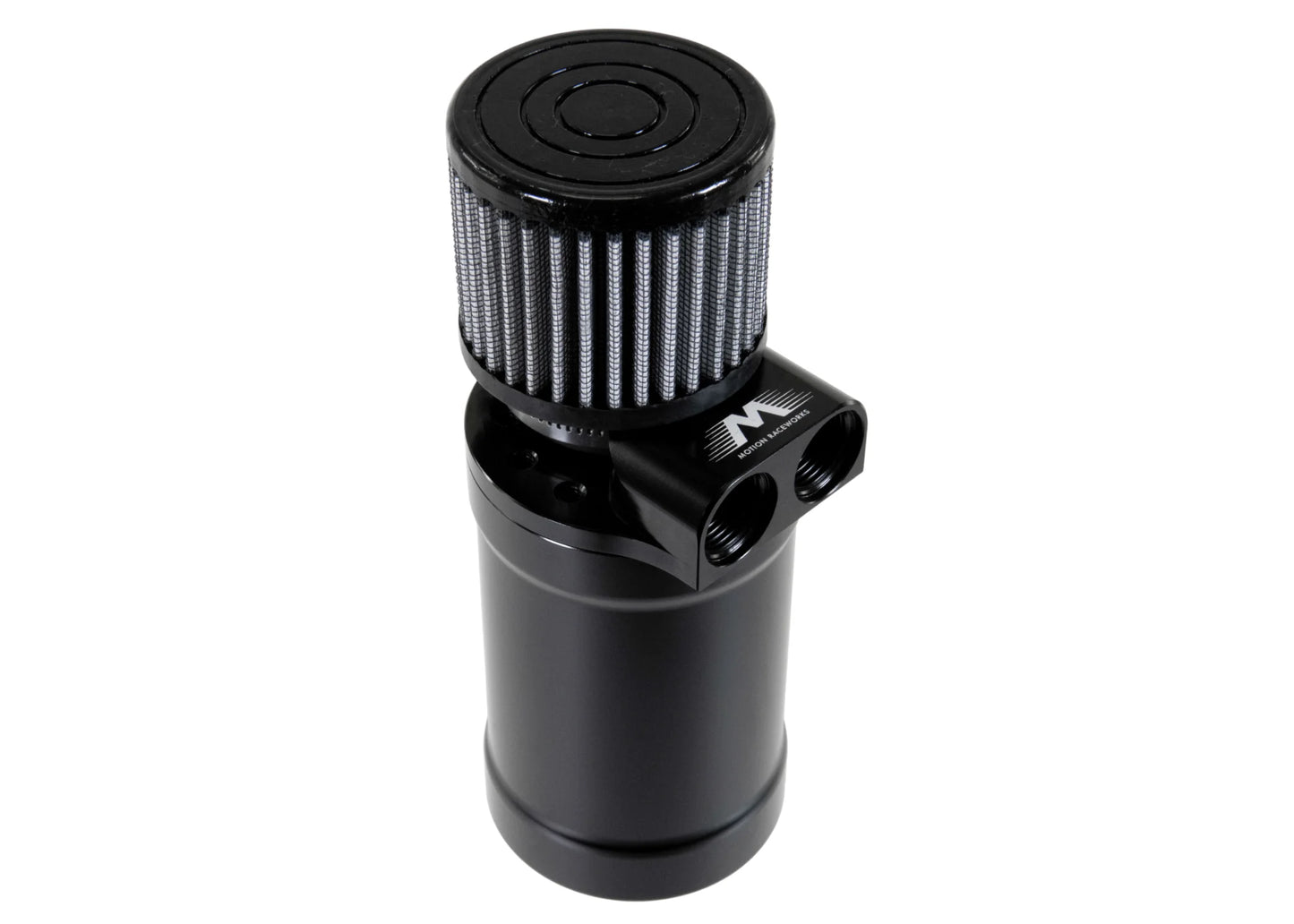 Top Loader Billet Internally Baffled Oil Catch Can (Dual 10AN Port)