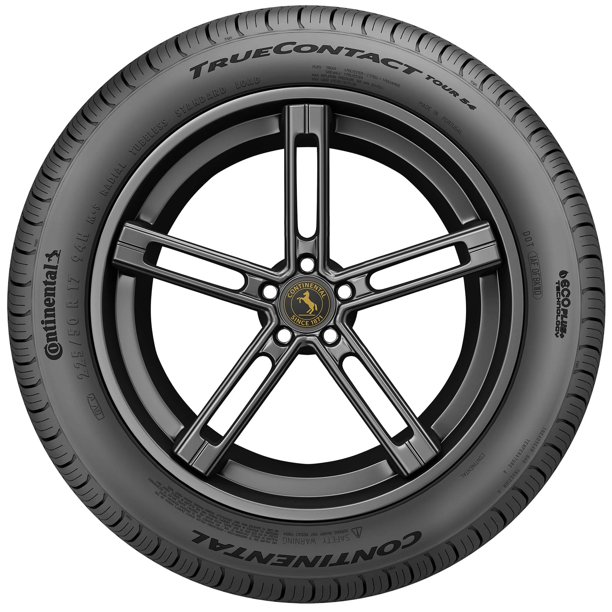 Continental Truecontact Tour 54 All Season 225/45R18 91V Passenger Tire