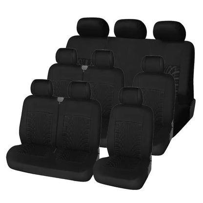 9 Seater Bus Seat Covers High Quality Dirt Resistant Car Seat Protectors Multiple Colours