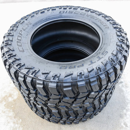 Set of 4 Cooper Discoverer STT Pro 35X12.50R20 121Q E 10 Ply M/T Mud Light Truck Tires