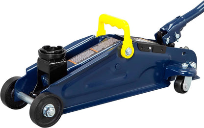 AT82001UR Torin Hydraulic Trolley Service/Floor Jack Combo with 2 Jack Stands, 2 Ton (4,000 Lb), Blue